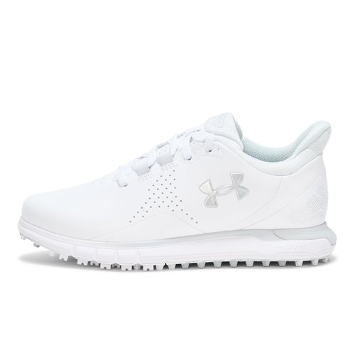 Under Armour Women's Drive Fade Spikeless, (100) White/Distant Gray/Metallic Silver, 6, US