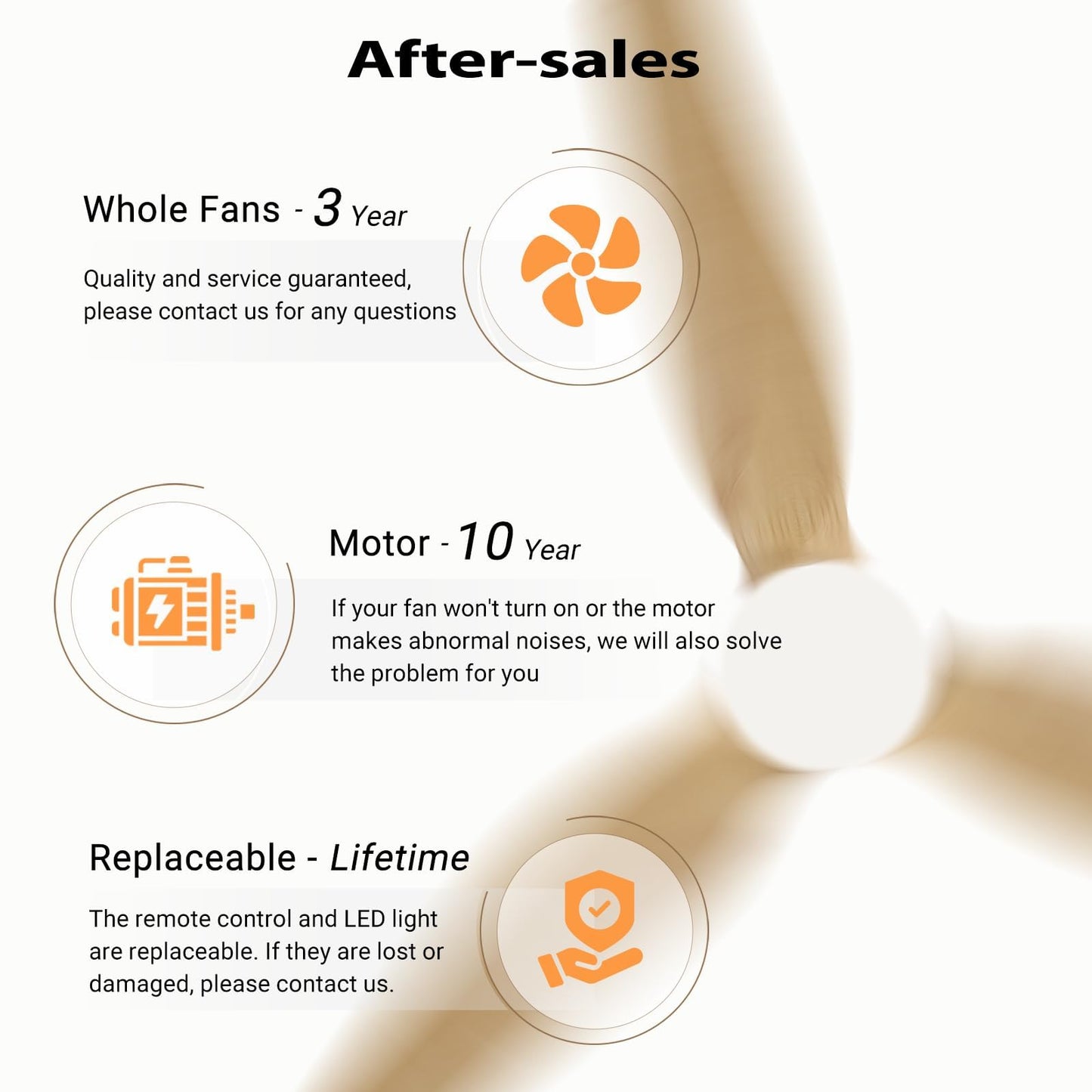 LEDLUX 52" Ceiling Fan with Light - Low Profile Flush Mount Ceiling Fan, 6-Speed Remote Control, Solid Wood, Quiet Reversible DC Motor, Wood/White Finish, for Bedroom, Living Room, Porch