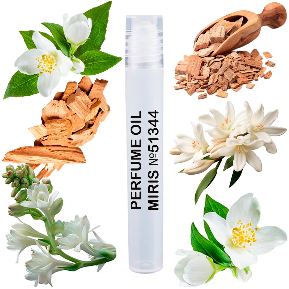 MIRIS No. 51344, Inspired by Gardens Of India 79, Long-Lasting Unisex Perfume Oil for Women & Men Roll-On, Rollerball 0.34 Fl Oz / 10 ml