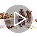 Nostalgia 3 Tier Electric Chocolate Fondue Fountain Machine for Parties - Melts Cheese, Queso, Candy, and Liqueur - Dip St...
