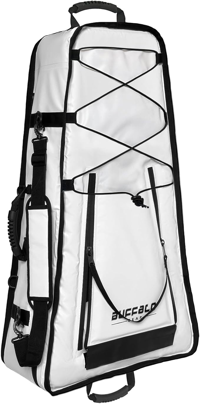 Buffalo Gear Kayak Fishing Cooler,36in Portable Kayak Cooler for Caught Fish,Leak Proof Kayak Fishing Kill Bags with Shoul...