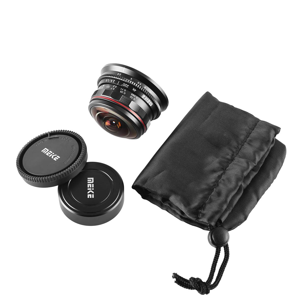 MEKE MK-3.5mm f2.8 Ultra Wide Circular Fisheye Lens for Olympus Panasonic Lumix MFT Micro 4/3 Mount Mirrorless
