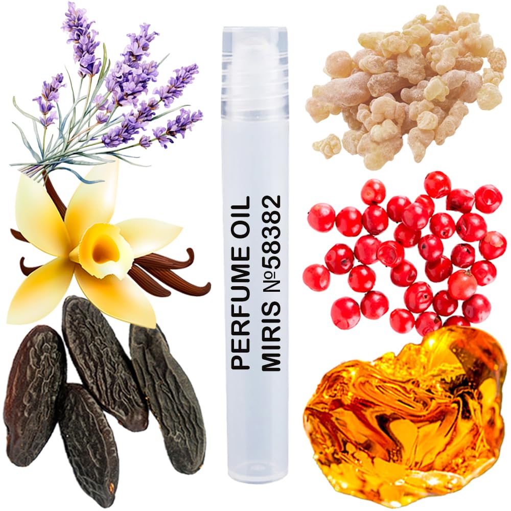 MIRIS No. 58382, Inspired by Invitus Victory, Long-Lasting Perfume Oil for Men Roll-On, Rollerball 0.34 Fl Oz / 10 ml