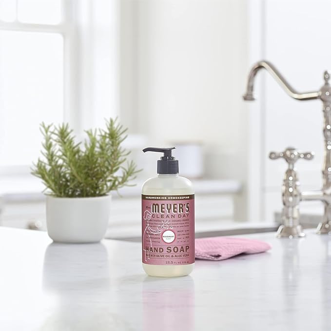 Mrs. Meyers Liquid Hand Soap - Rosemary - 12.5 oz - Pack of 6
