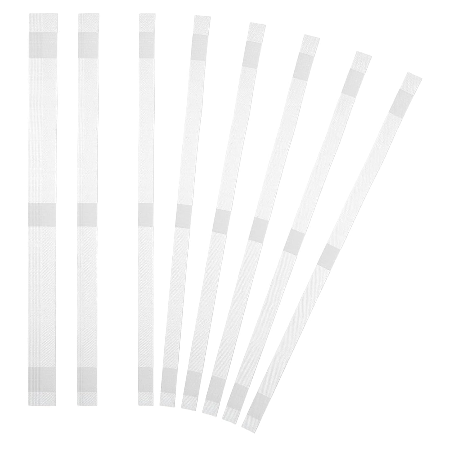PATIKIL 12x285mm Thermal Binding Strips, 20PCS Glue Strips Tape Hot Melt Adhesive with Mesh Backing for Book Binding Repair Albums Pictures Files Crafts A4 Letter Size, White