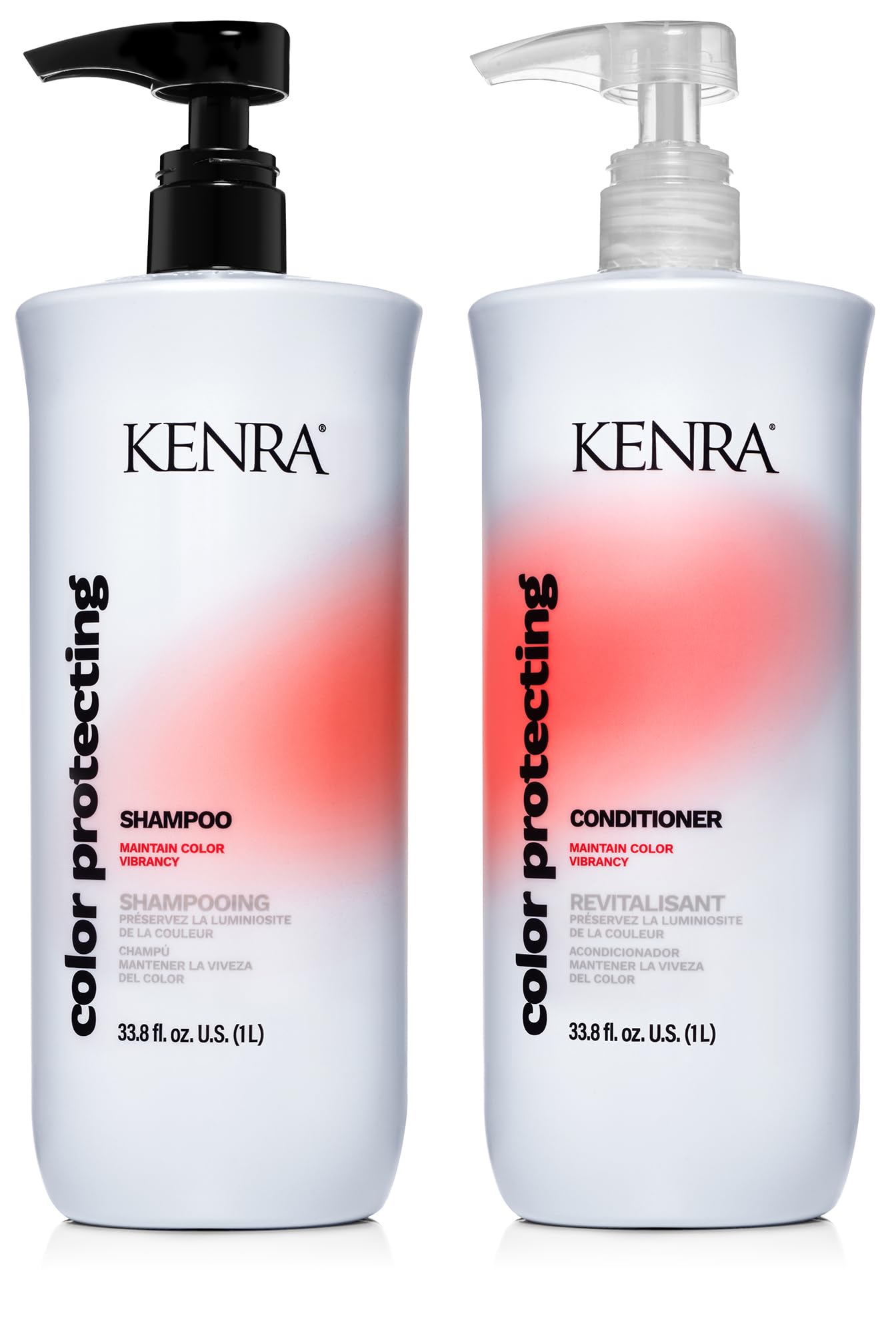 Kenra Professional Color Protecting Shampoo & Conditioner Set |Color Safe | Maintain Over 95% Color Vibrancy Through 40 Washes |
