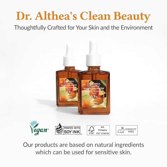 Dr.Althea Vitamin C Boosting Serum | Daily Facial Serum with TRANEXAMIC ACID for All Skin Types | Helps Remove Dark Spots & Uneven Skin Tone | Korean Vegan Skin Care (Vitamin C Boosting RENEWED)