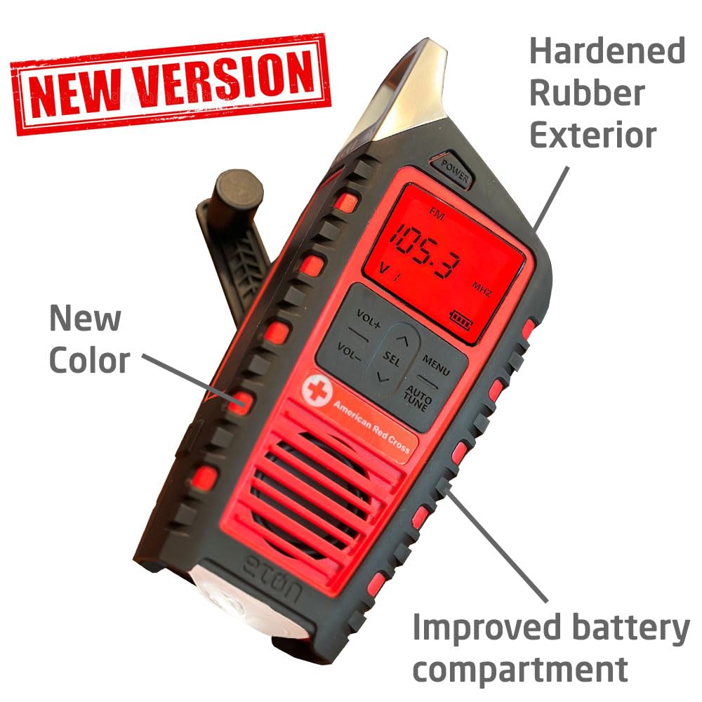 Eton Odyssey Adventure Hand Crank Noaa Weather Radio, All Band Emergency Radio, Am/Fm Shortwave Storm, Bluetooth, Phone Charger,
