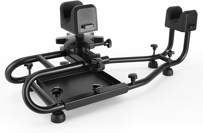 Pridefend Heavy Duty Adjustable Rifle Shooting Rest with Rigid Steel Frame,No Wobble & Non-Slip Shooting Rest for Stable, Sight in, Stability for Shooting Range & Outdoor