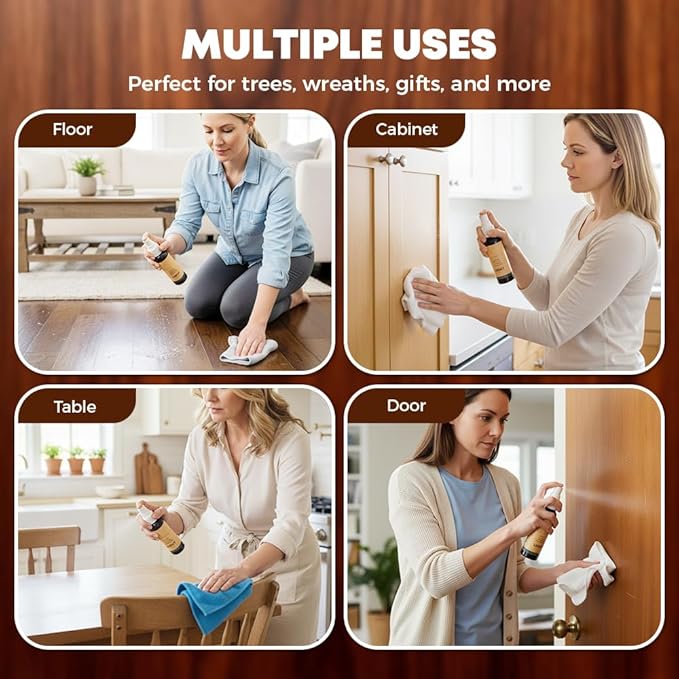 Wood Furniture Repair Kit,2026 New Wood Floor Scratch Repair for Wooden Cabinet, Floor, Door,Surfaces Wood Filler Paint (Brown 1Set)