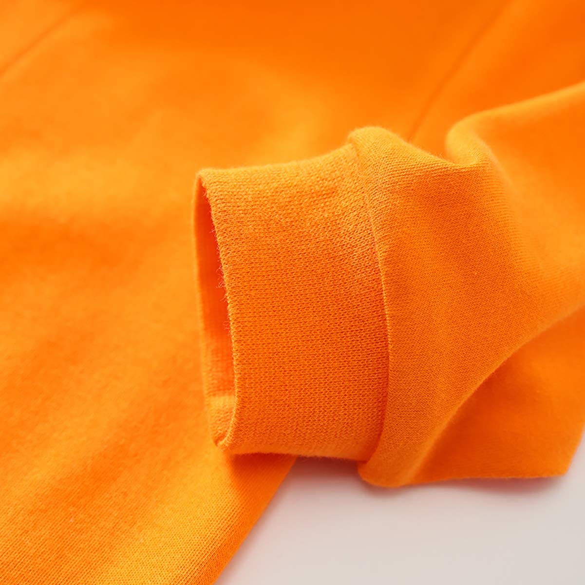 IURNXB Cute baby Cotton Romper with Adorable Orange Hooded for Babies Romper