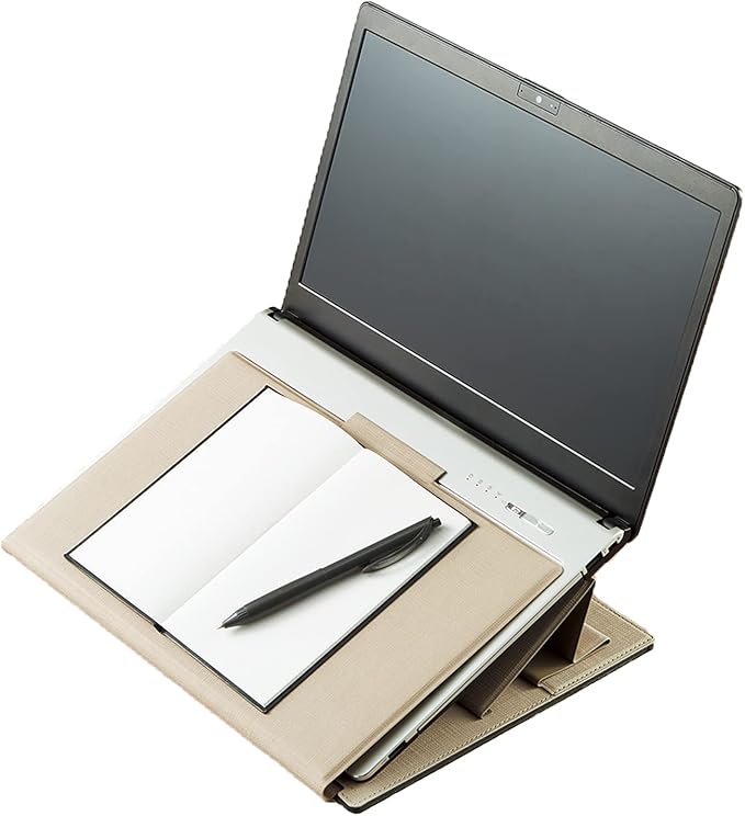 Kokuyo BIZRACK EAM-BRST10LS Laptop Stand, 13.3-Inch Laptop Compatible, Beige