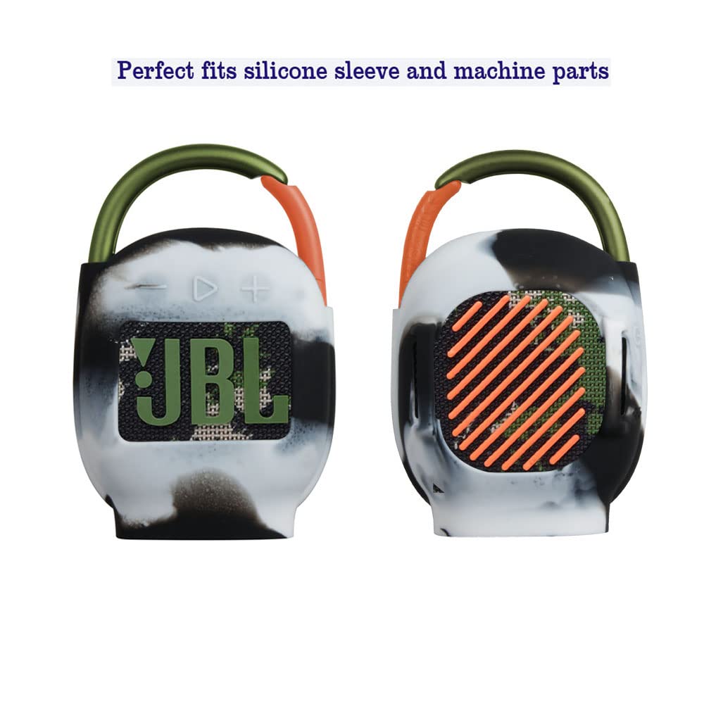 Hermitshell Silicone Carrying Case Replacement For Jbl Clip 4 - Portable Mini Bluetooth Speaker