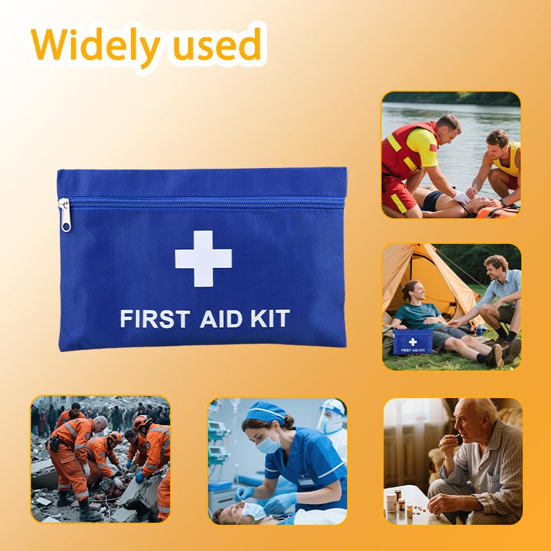 Medicine Bag First Aid Kit Empty Medicine Pouch Pill Pocket Mini Travel First Aid Bag Outdoor Hiking Survival Supplies Por...