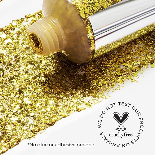 LAMEL Insta Glitter Bomb: Quick-Dry Holographic Face & Body Glitter Gel | Long-Lasting Shine & Effortless Removal | Perfec...