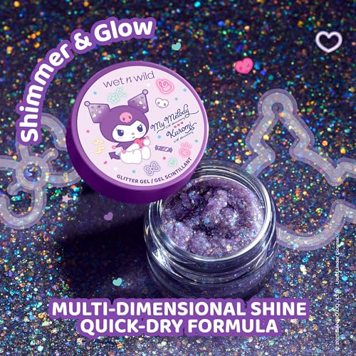 wet n wild My Melody and Kuromi Glitter Gel - Spunky