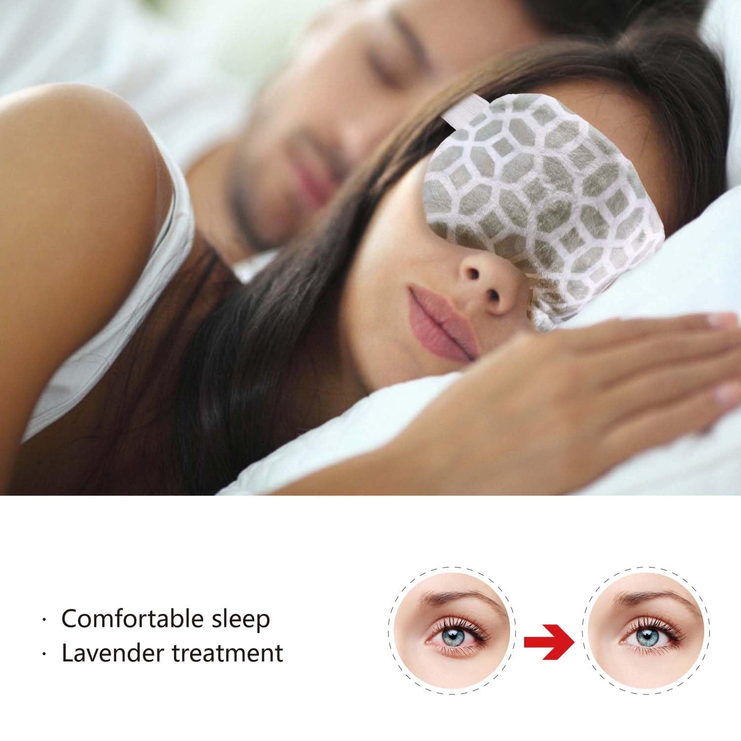 2 in 1 Heated/Ice Eye Mask Moist Heat Eye Mask Lavender & Flaxseed Sinus Pillow Microwavable for Dry Eye,Styes,Sinus Pain,Headache,Migraine,Puffy or Swollen Eyes Irritated and Inflamed Eyelid Bumps