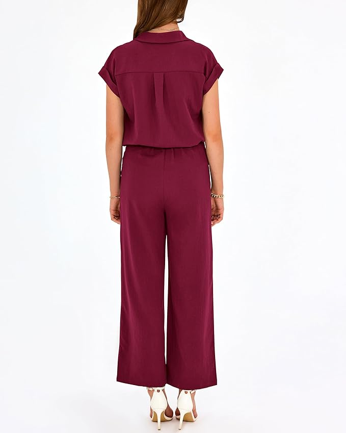 PRETTYGARDEN Womens 2 Piece sets Summer Cap Sleeve Tops Palazzo Pants Dressy Casual Vacation Travel Outfits Tracksuits