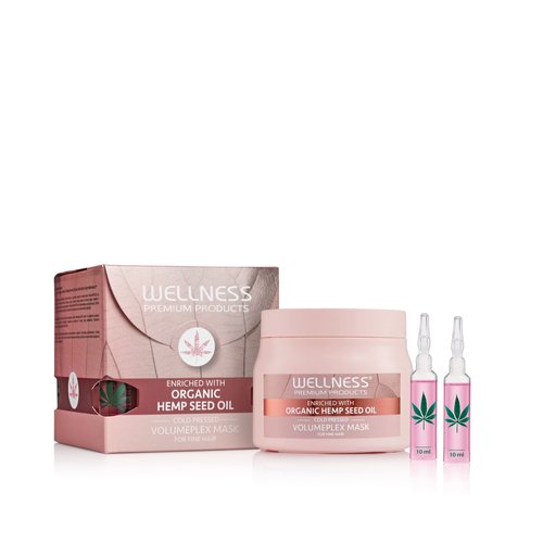 Wellness Premium Products - Volumeplex Hair Mask - Organic Hemp Seed Oil