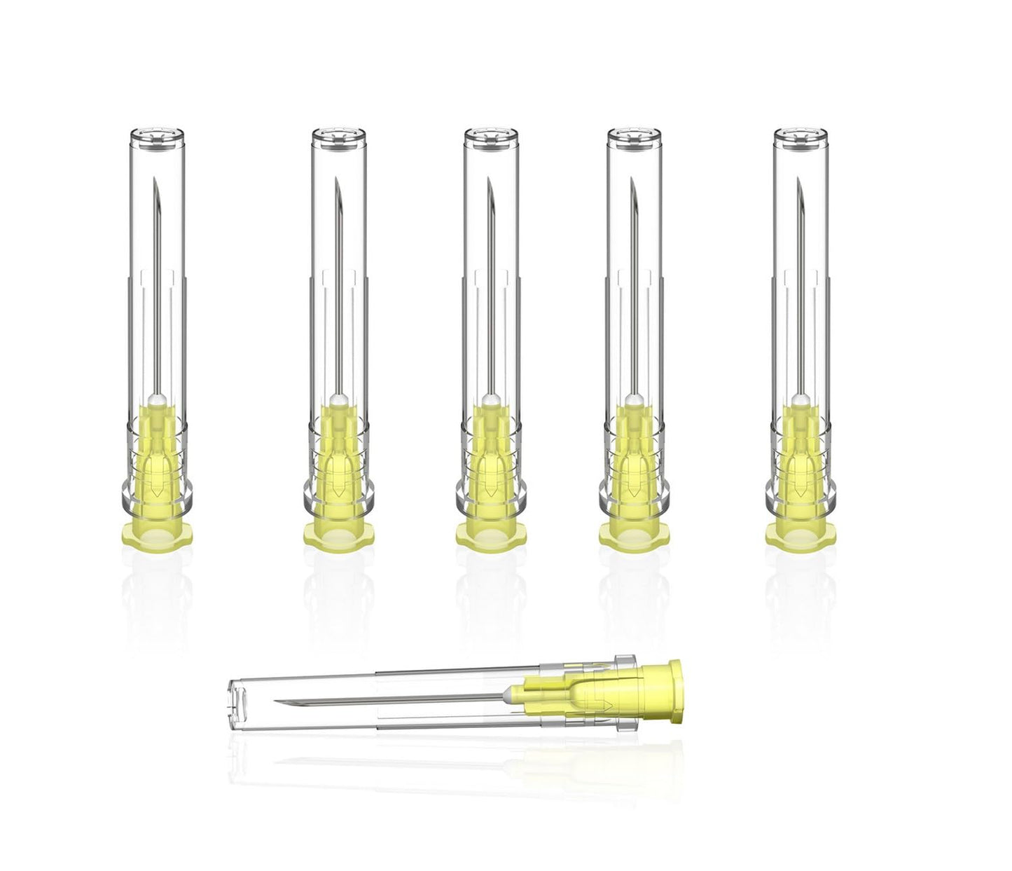 30 Gauge 1 Inch Needle: 100 Pcs Luer Lock Needles - Individually Sealed Packages (30G)