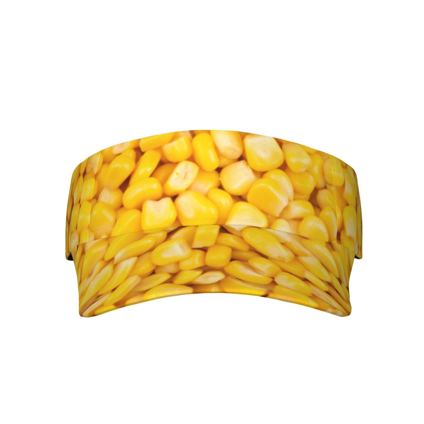 Sports Sun Visor Hats Canned Corn Ball Caps Empty Top Adjustable Baseball Sun Cap Hat for Women Men