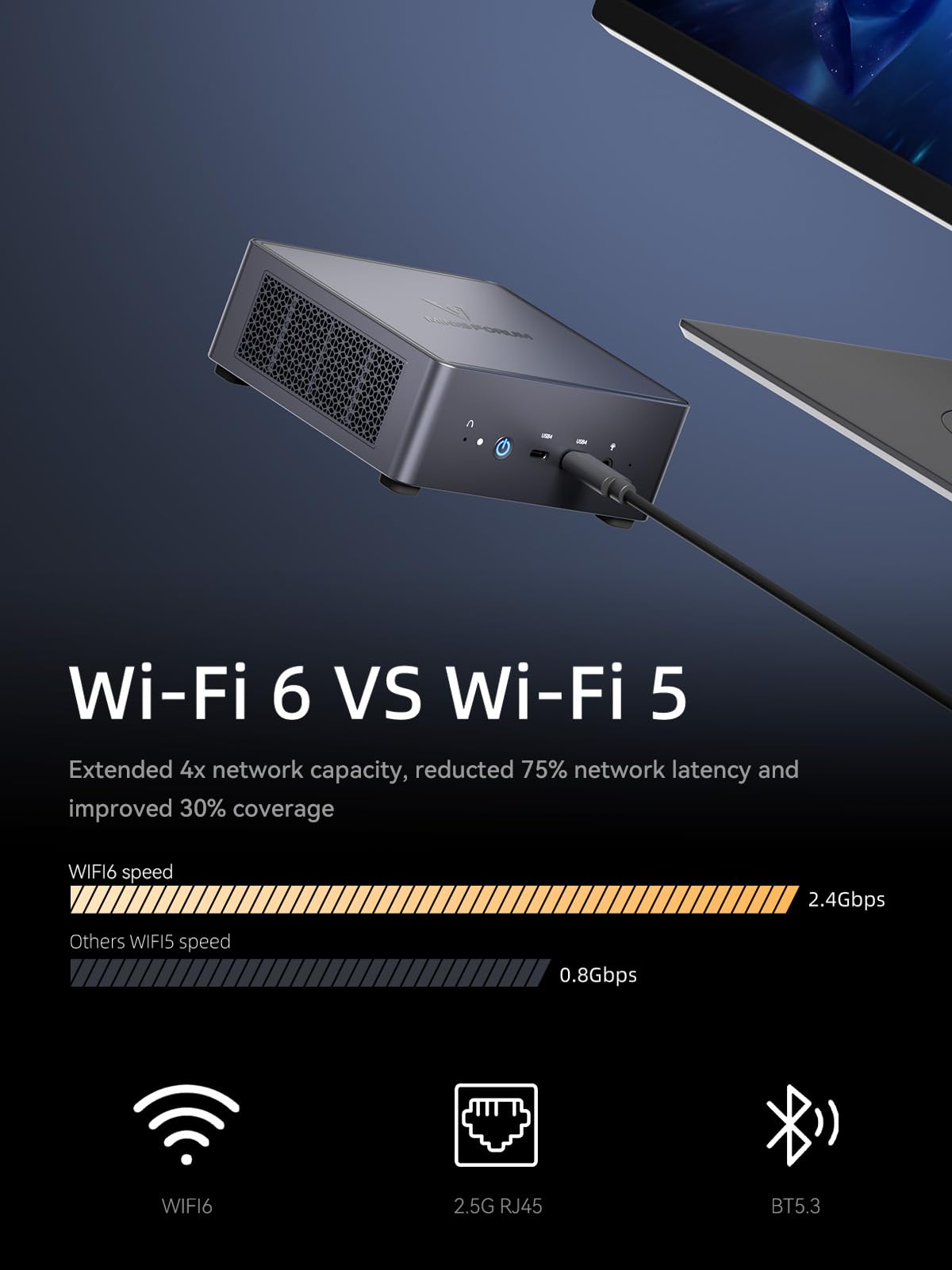 Minisforum Venus Series Um790 Pro Mini Pc Amd Ryzen 9 7940Hs(8C/16T, Up To 5.2Ghz) 32Gb Ddr5 1Tb Pcie4.0 Ssd Micro Pc, 2Xusb4(Dp