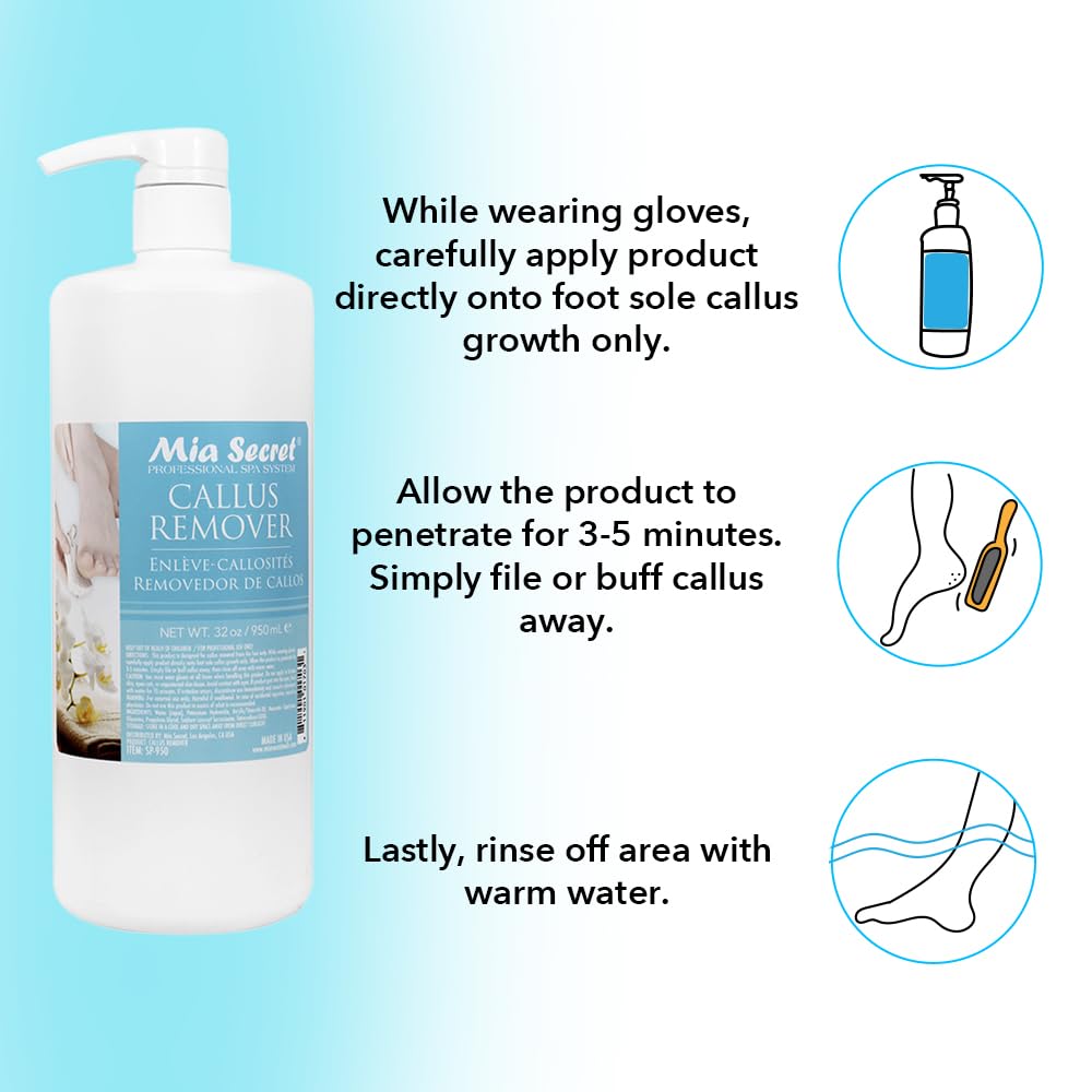 Mia Secret Foot Scrubber (32oz) - Pumice Foot Care Scraper