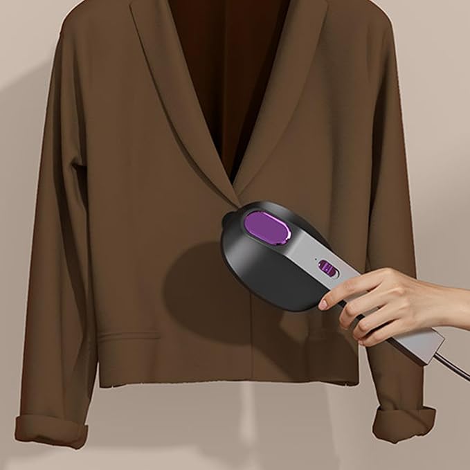 Handheld Steamer, Travel Iron Machine for Garments, Dress Steamer for Cotton, Linen, Wool, Delicate Fabrics, Premium Material, Home Trip Dress Shirt Ironing Tool