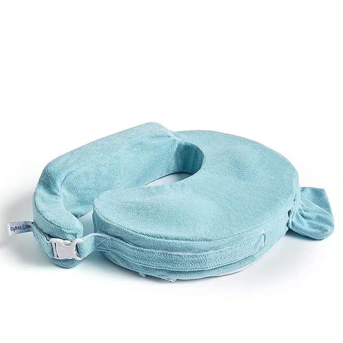 My Brest Friend Nursing Pillow - Deluxe - Enhanced Comfort w/ Slipcover - Ergonomic Breastfeeding Pillow For Ultimate Supp...