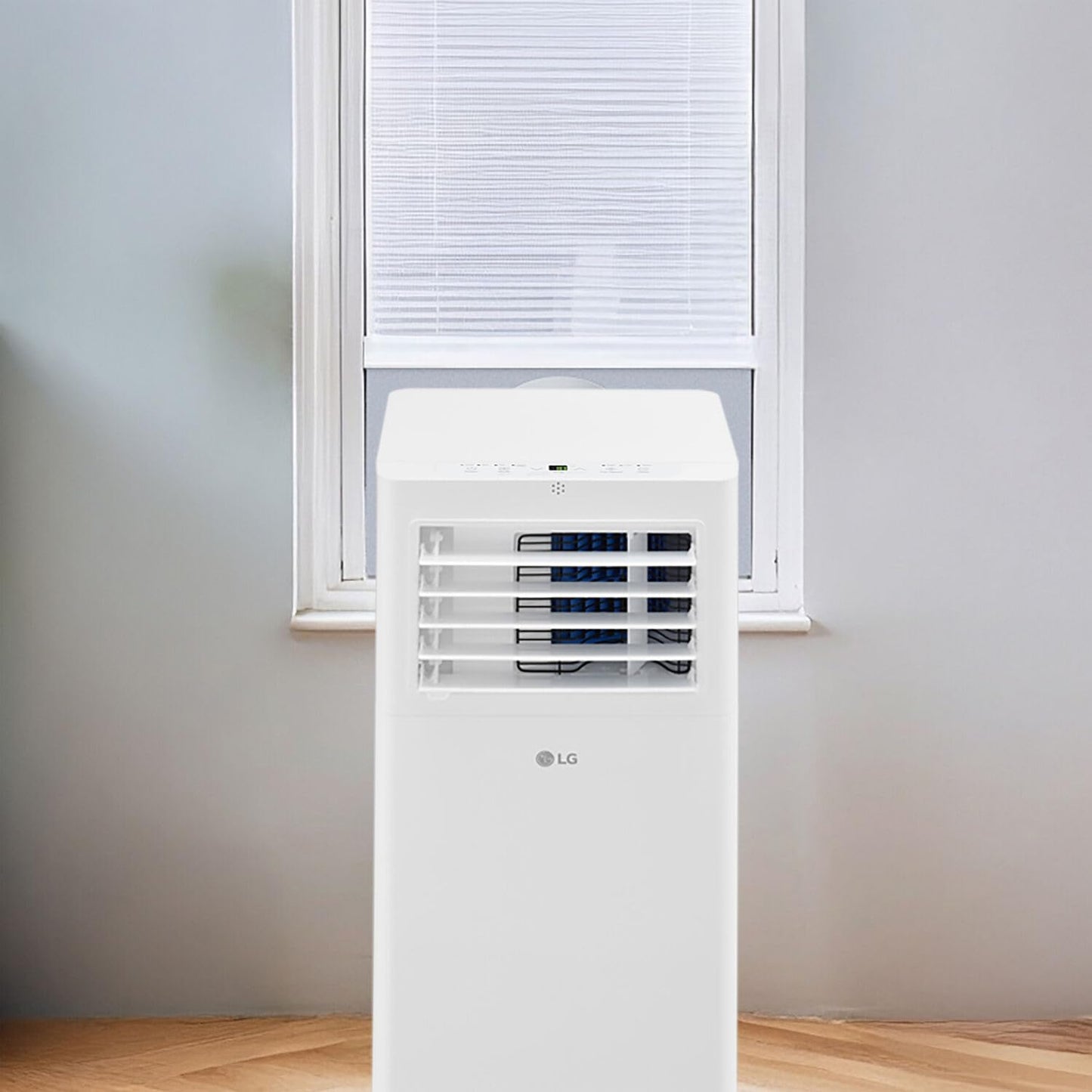 LG 6,000 BTU (DOE) / 10,000 BTU (ASHRAE) Portable Air Conditioner, Cools 250 Sq.Ft. (10' x 25' room size), Quiet Operation,LCD Remote, Window Installation Kit Included, 115V