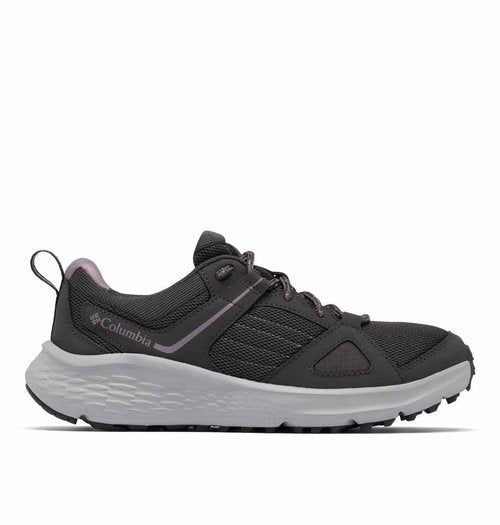 Columbia Women's Novo Trail, Shark/Granite Purple, 8 Wide