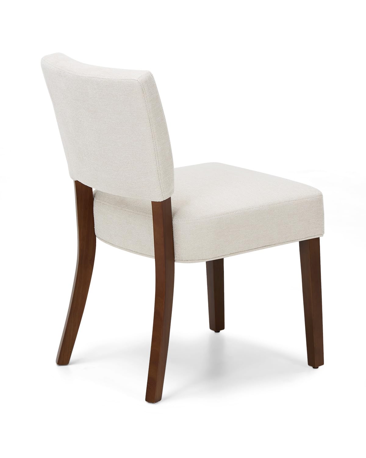 Homixis Upholstered Dining Chairs Set of 4 - Modern Farmhouse Kitchen Chairs, Mid-Back Dining Room Chairs with Wooden Legs,Beige