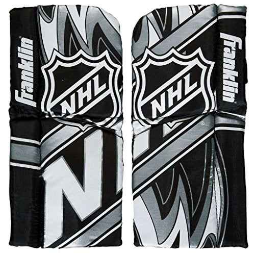 Franklin Sports NHL Youth Knee Hockey Goalie Pads + Helmet Set - Kids Knee + Mini Hockey Goalie Gear + Equipment - (2) Leg Pads, Catch Glove, Blocker + Mask Included