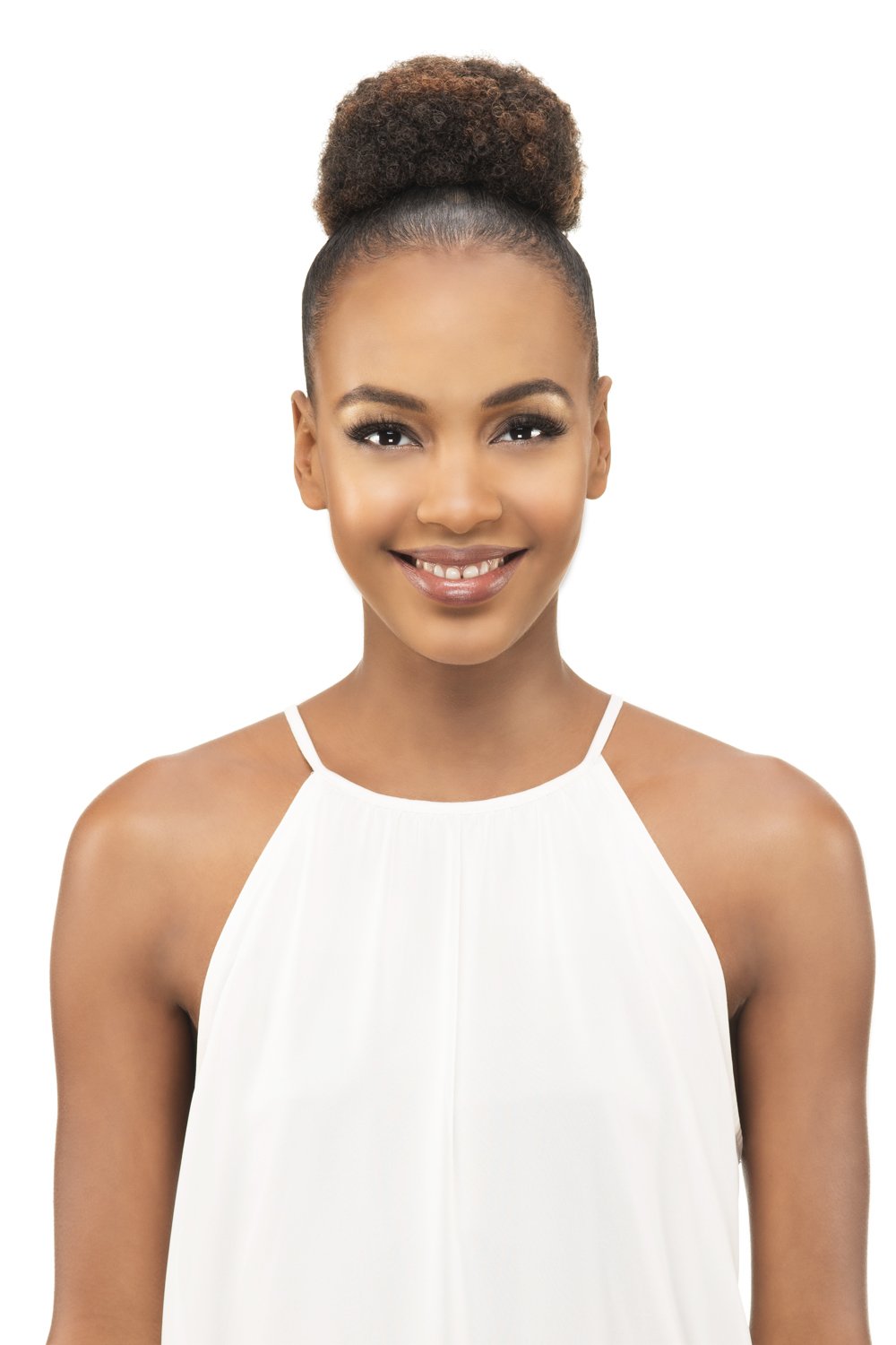 Vivica A Fox Hair Collection Pb31-v Small Kinky Afro Puff Pocket Bun, 1B, 3.4 Ounce