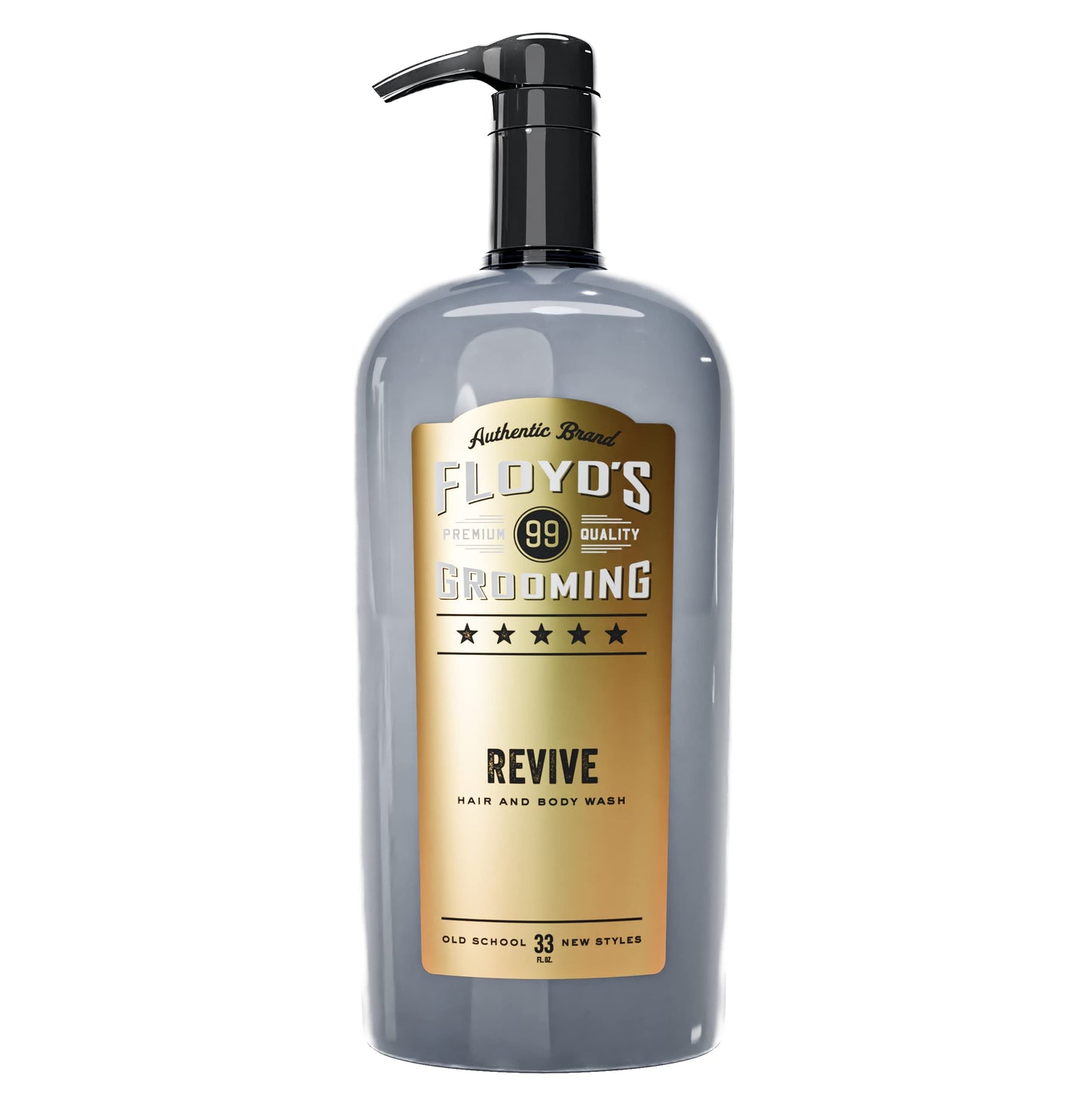Floyd's 99 Revive 3 in 1 Men's Body Wash - Men's Shampoo, Body Wash, & Face Wash All-in One - Triple Action Formula - Moisturizi