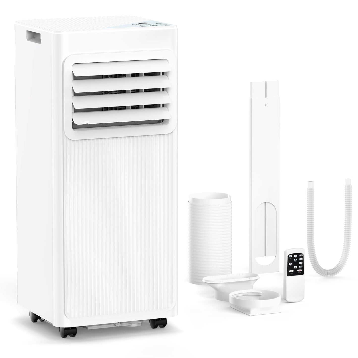 10000 BTU Portable Air Conditioners for Rooms up to 550 Sq Ft, 4 Modes Portable AC Unit with Cool/Fan/Dehumidifier/Sleep, Remote Control & 24H Timer, Energy Saving for Bedroom, Apartments
