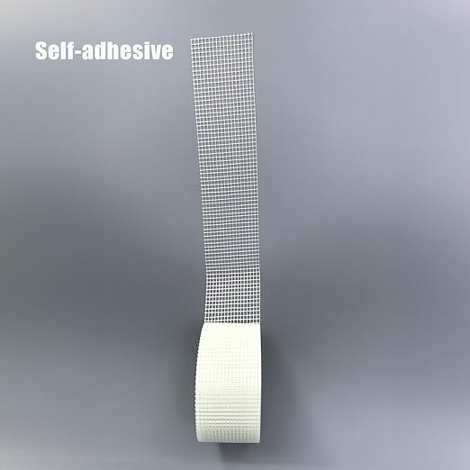 SummedUp 2 Roll Drywall Repair Tape Fiberglass Mesh Self-Adhesive Drywall Joint Tape 2 in x 100 FT for Wall Crack and Seam Patch Repair