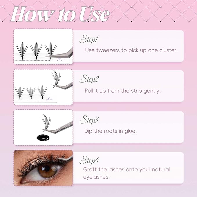 Premade Lash Fans Anime Lashes 0.07 D Curl Natural Manga Lashes Soft Black Eyelash Extensions for Professional Salon Use by FADLASH (0.07-D-8-14mm)