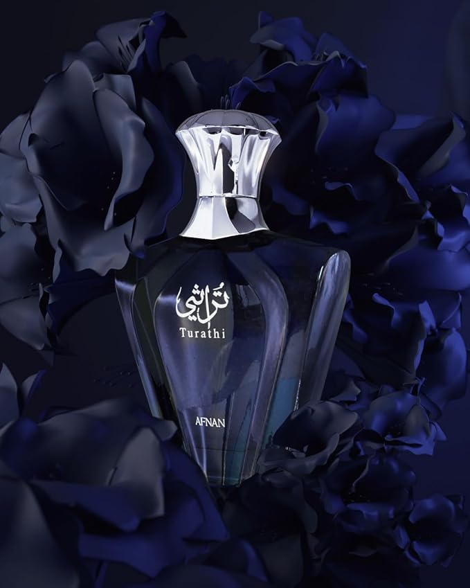 Afnan Turathi Blue Eau de Parfum Spray for Men, 3.0 Fl. Oz