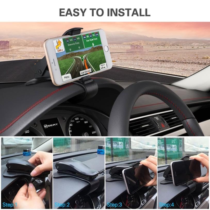 Car Mount Dash Non-Slip Compatible with Motorola Razr Ultra (2025), Holder Cradle Stand Dock Dashboard