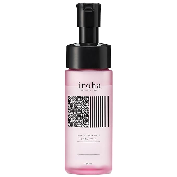 iroha Intimate Wash Foam Type – pH Balanced Botanical Feminine Wash with Damask Rose & Geranium | Relaxing Self Care Hygiene Therapy for Women| Made in Japan 5 fl oz