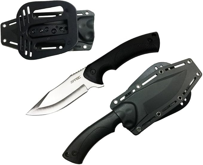9" Full Tang Tactical Knife with ABS Plastic Sheath