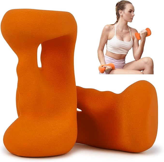 HXD-ERGO Ergonomic Dumbbells Weights Set-Hand Weights for Women at Home, Ear Dumbbells Weights for Pilates, Yoga, Jogging,...