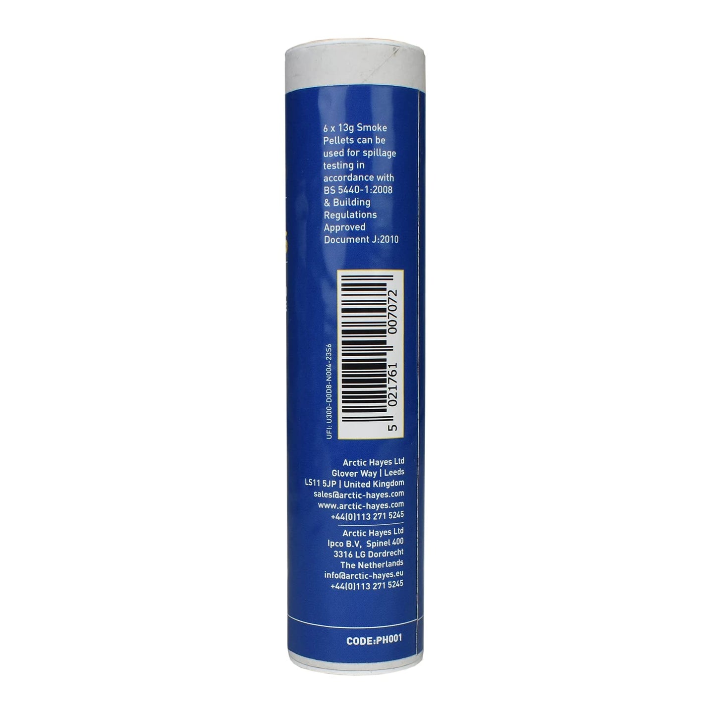 Arctic Hayes PH001 13g White Smoke Pellet (Tube of 6)