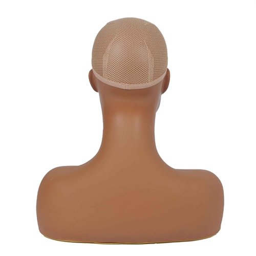 JINGFA Realistic Female Mannequin Head with Shoulders for Display - Manikin Head with Shoulder for Wig/Jewelry/Makeup/Hat/Sunglass Display