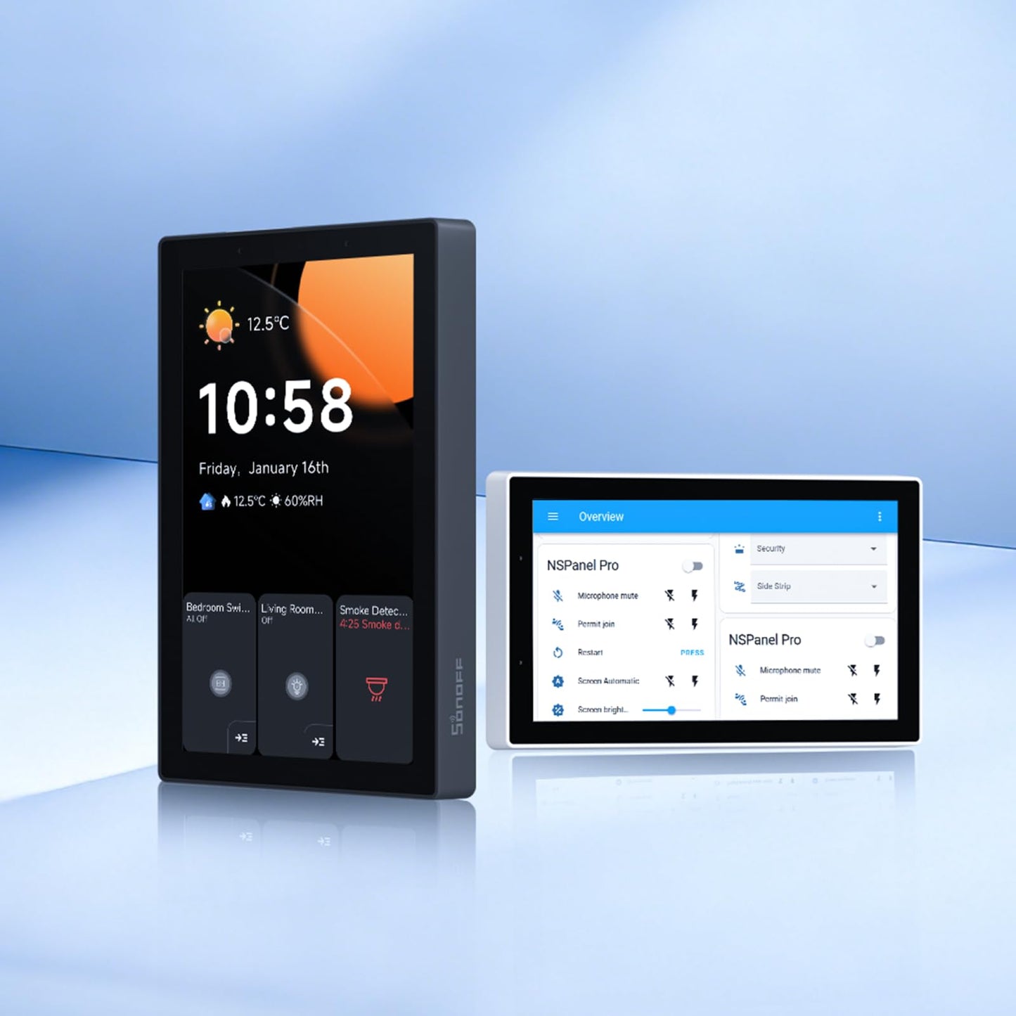 SONOFF NSPanel Pro 120 Smart Home Control Panel (Black)
