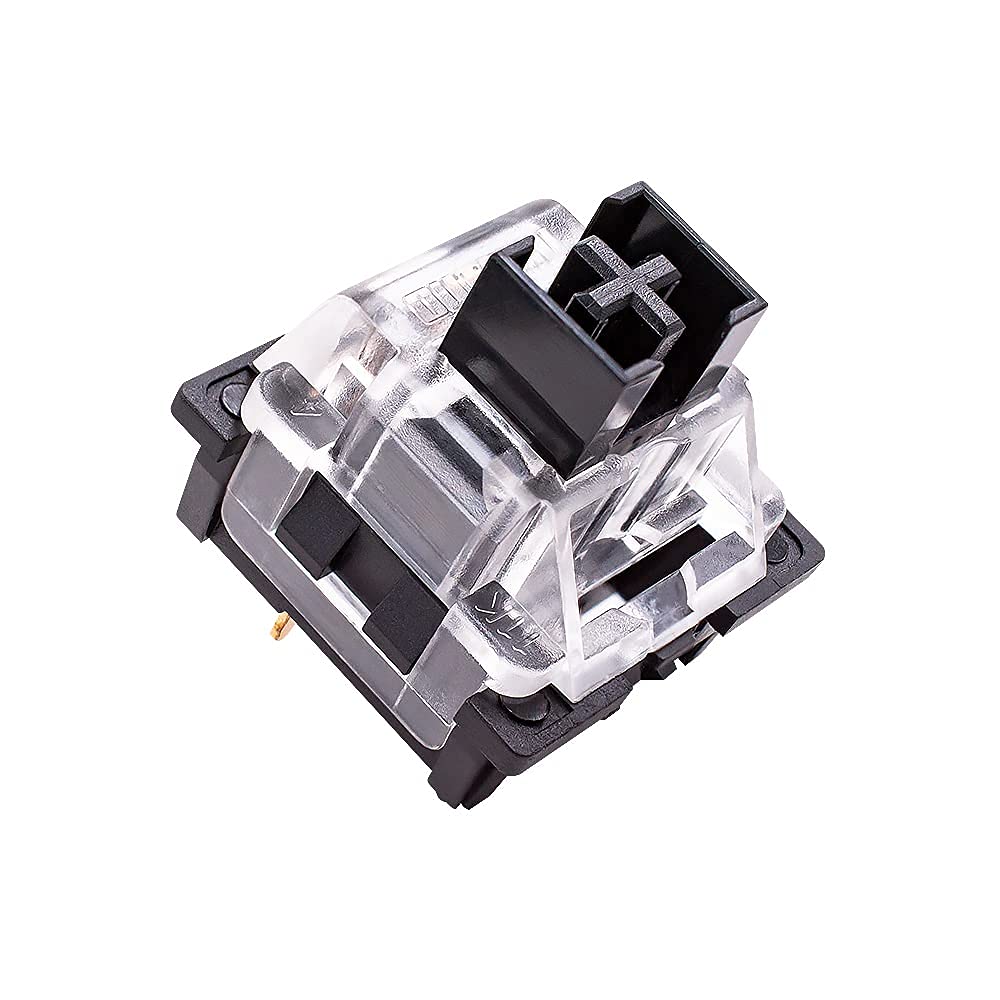Outemu (Gaote) Black Switches - 20 Pack -3 Pin Diy Replaceable Linear Heavy 60G Force Key Switches Replacement Switches Or Mecha