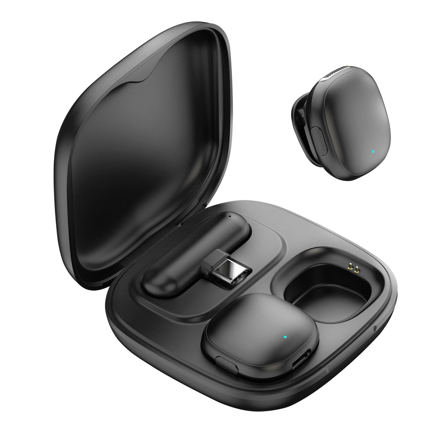 Nptcl Wireless Microphone For Iphone 17 16 15 - Ai Noise Cancelling Mini Microphone Usb C For Android Phone, Lavalier Mic With 3