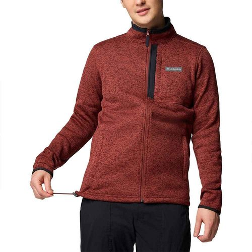 Columbia Men's Sweater Weather Full Zip, Spice Heather, 2X Big