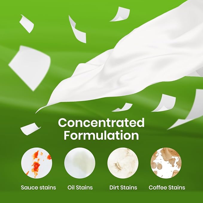 Natural Laundry Detergent Sheets - Eco-friendly Plant Based Liquidless Laundry Strips - Perfect For Home, Dorms, Travel & Camping